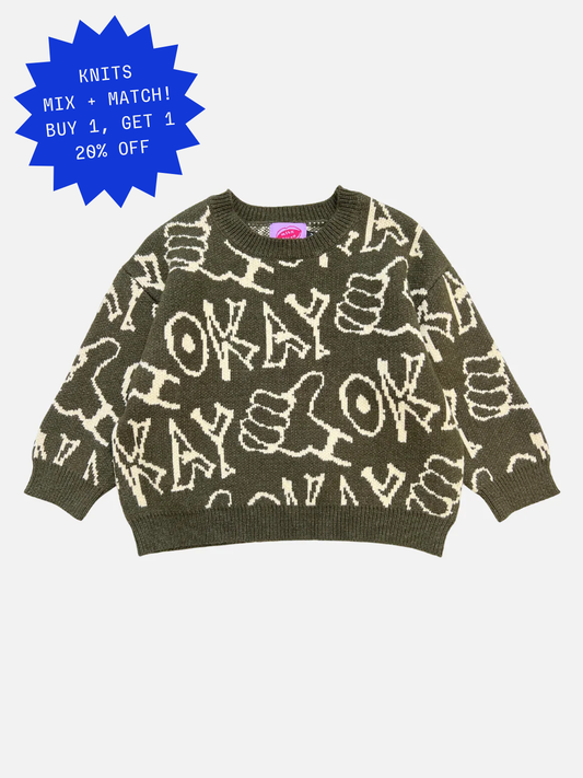 Image of OKAY SWEATER in Olive