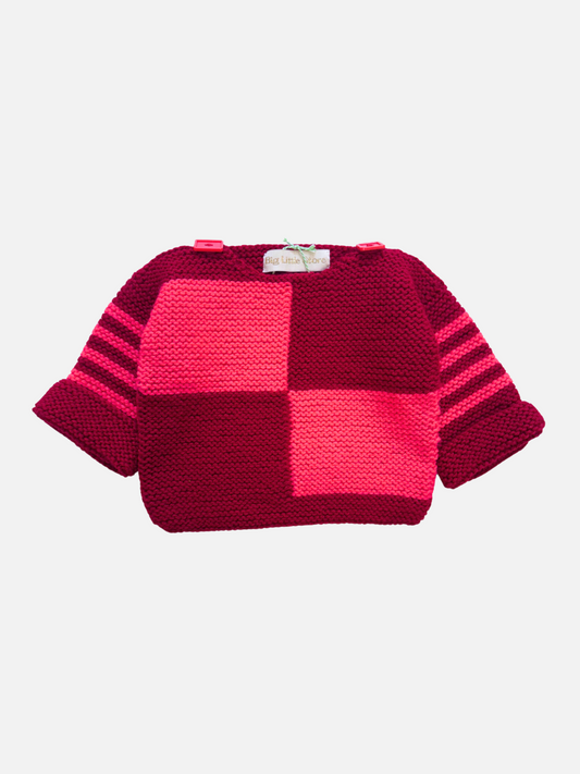 Image of HAND-KNITTED BABY SWEATER - 6-12M in #4