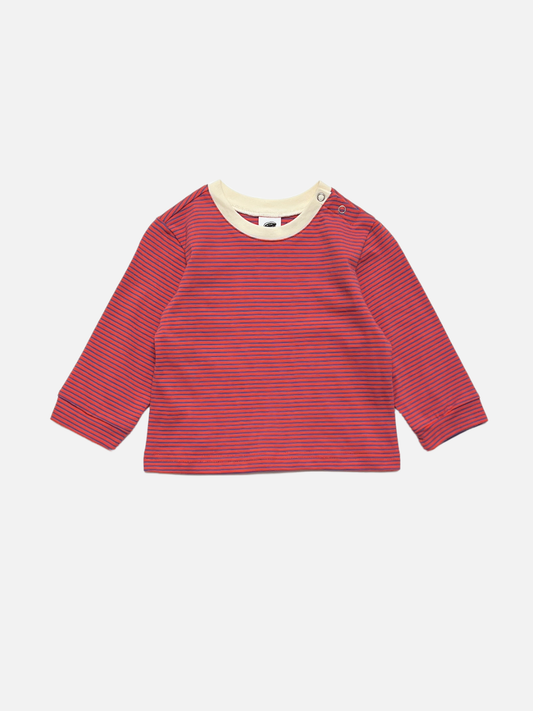Image of BABY STRIPE LONGSLEEVE in Red/Blue