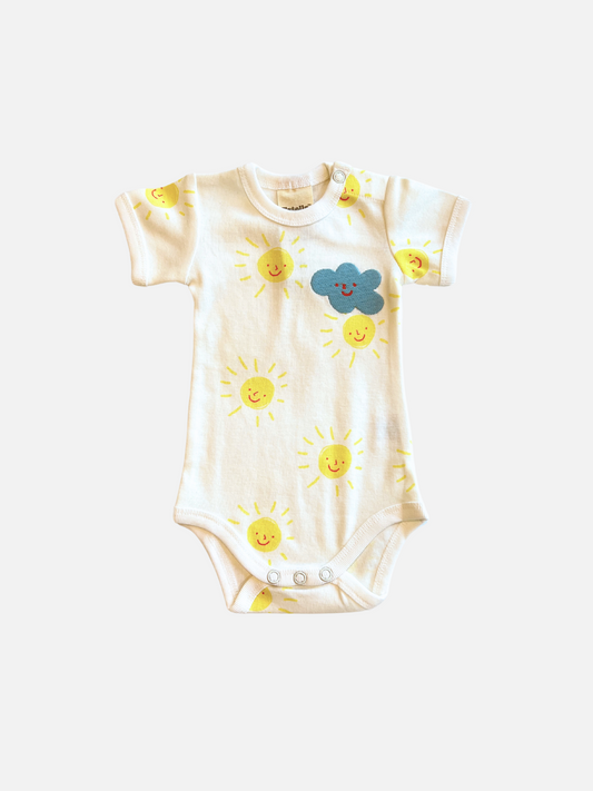 Image of ORGANIC COTTON ONESIE in Cloud