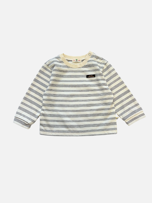 Image of MINI STRIPE LONGSLEEVE in Ivory