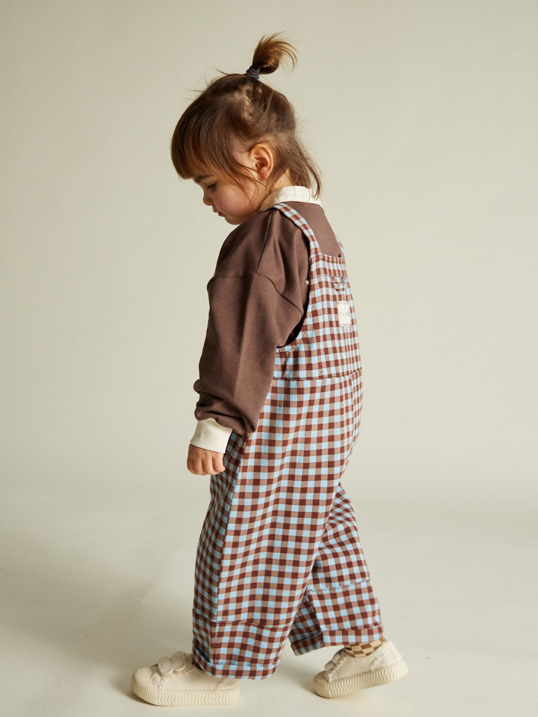AUGUST SKY GINGHAM DUNGAREE