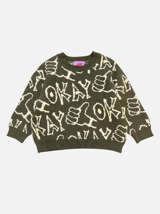 Image of OKAY SWEATER in Olive