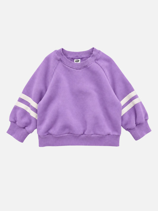 Image of RAGLAN SWEATSHIRT in Purple