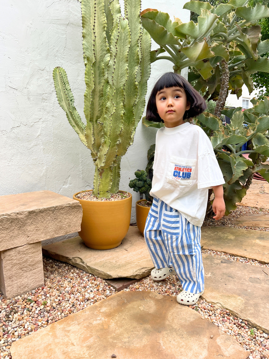 Second image of CLUB POCKET TEE in White