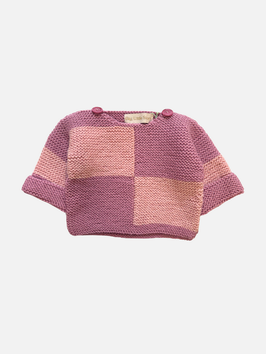 Image of HAND-KNITTED BABY SWEATER - 6-12M in #5