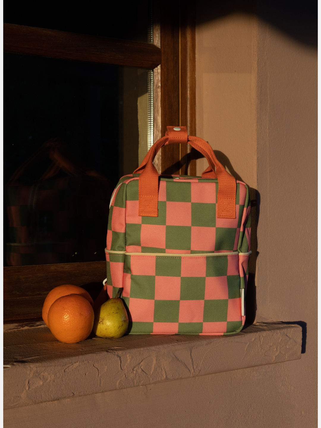 SMALL CHECKER BACKPACK