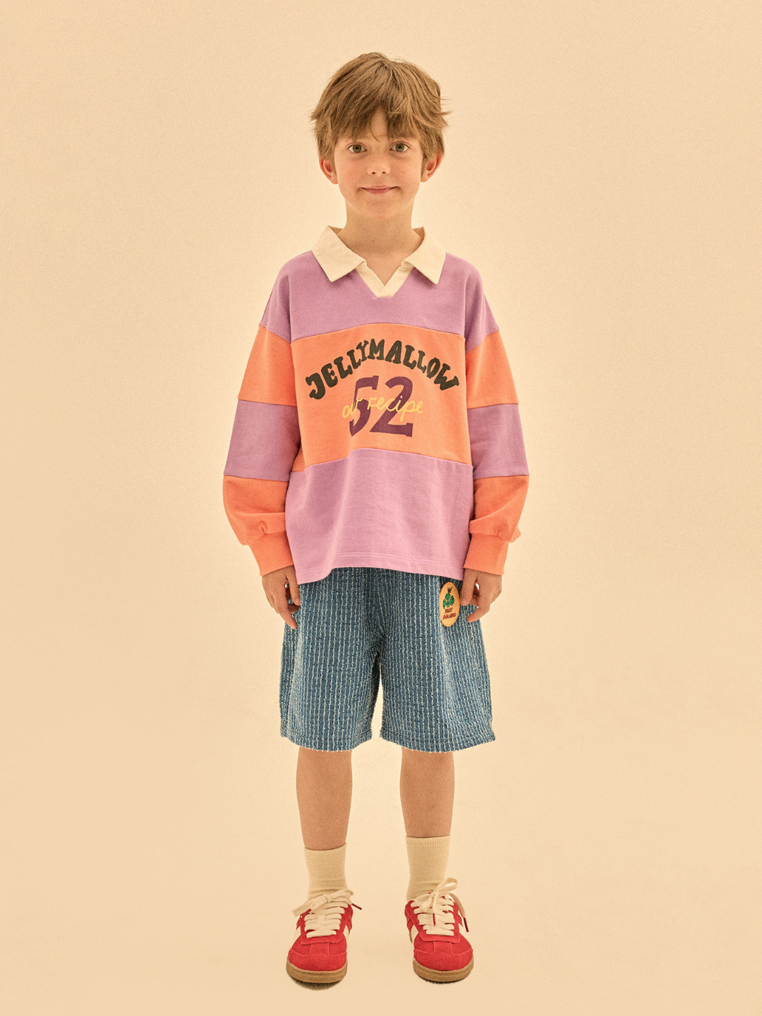 LETTERING COLLAR SWEATSHIRT