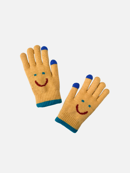 Image of SMILEY GLOVES in Yellow