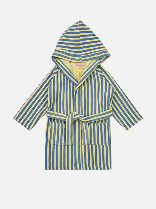 Image of STRIPED ROBE in Yellow