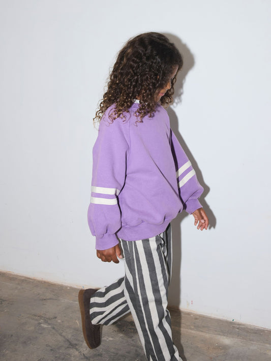 Second image of RAGLAN SWEATSHIRT in Purple