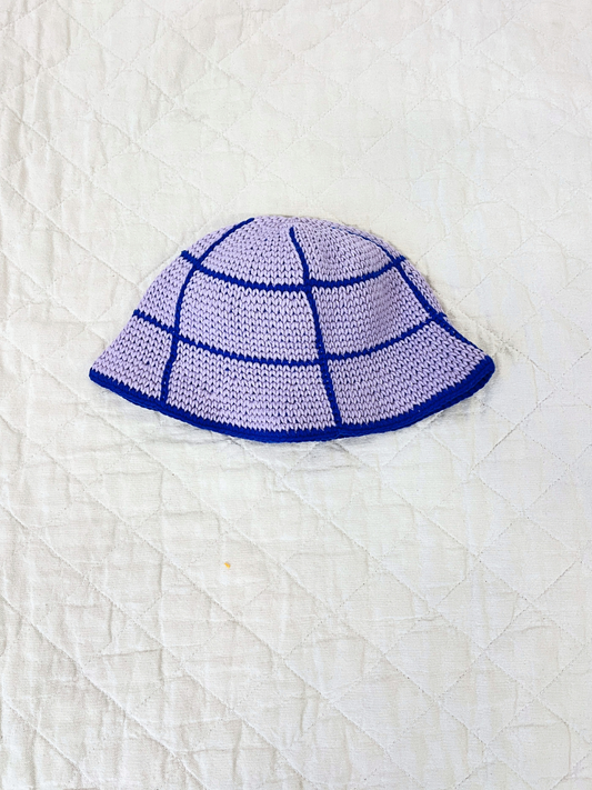 Second image of HAND-CROCHETED GRID HAT - 1-3Y in #1