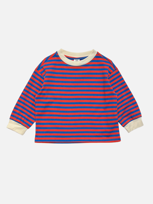 Image of STRIPE LONGSLEEVE in Red/Blue