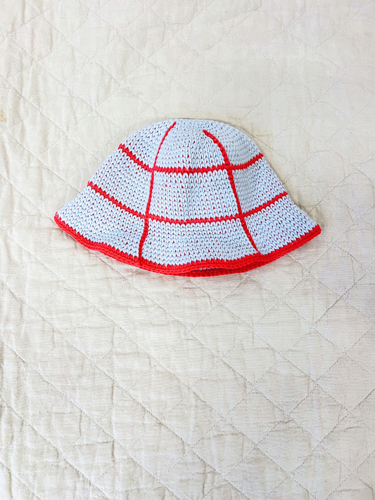 Image of HAND-CROCHETED GRID HAT - 1-3Y in #3