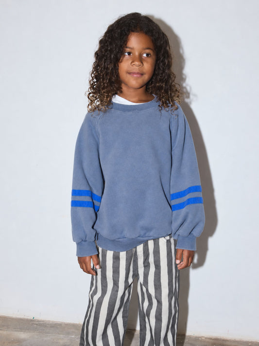 Second image of RAGLAN SWEATSHIRT in Blue