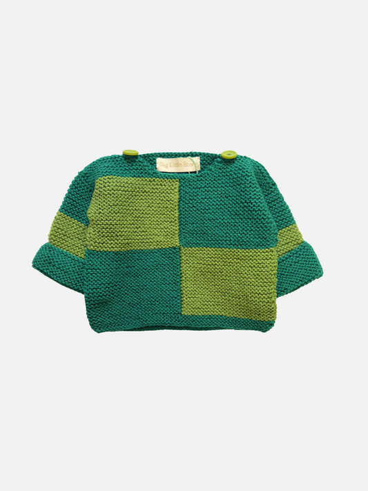 Image of HAND-KNITTED BABY SWEATER - 6-12M in #6