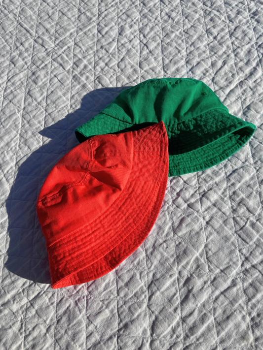 Second image of PICNIC BUCKET HAT in Orange