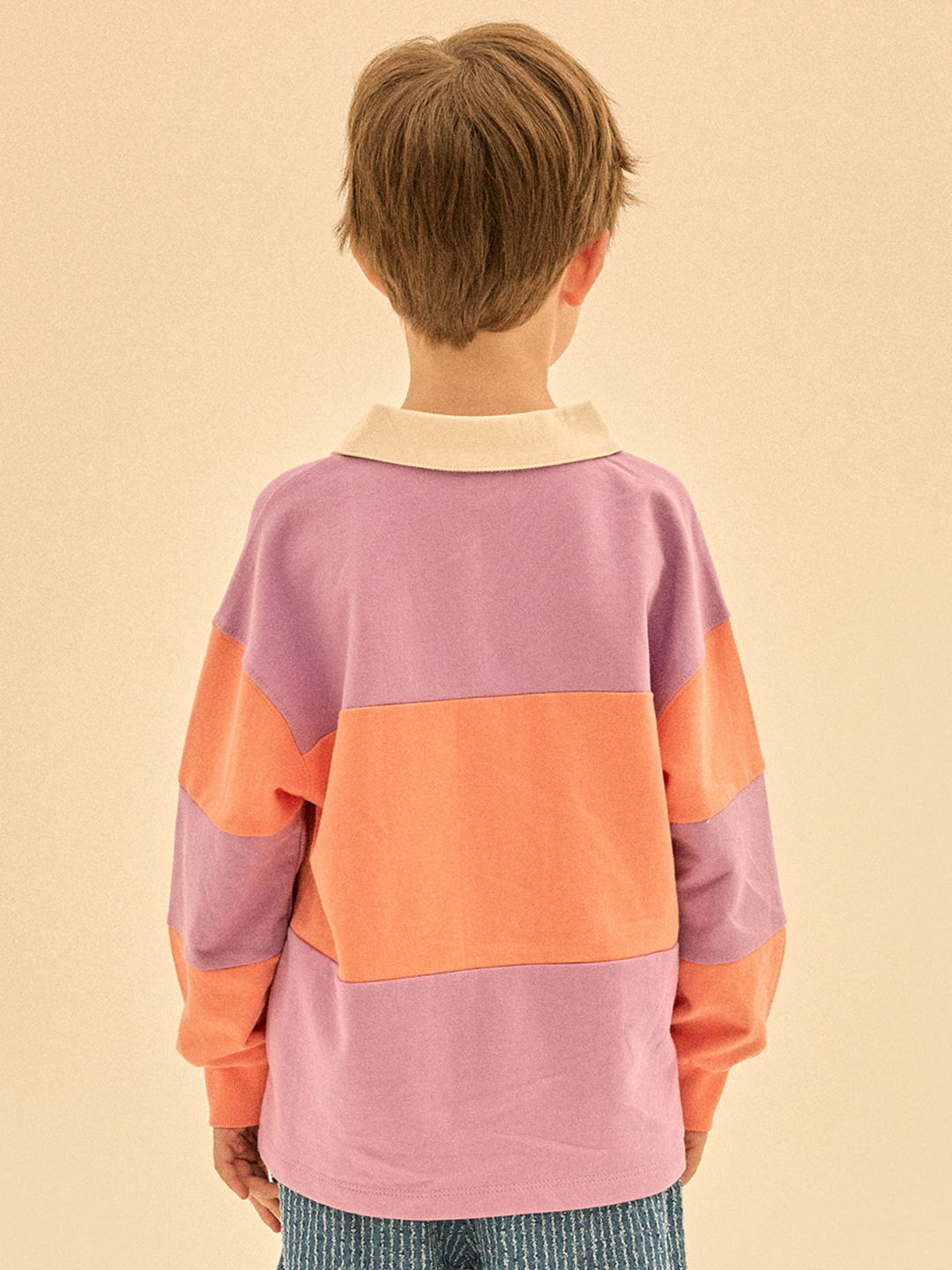 LETTERING COLLAR SWEATSHIRT