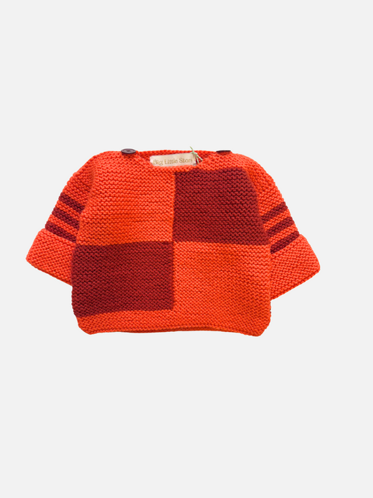 Image of HAND-KNITTED BABY SWEATER - 6-12M in #7