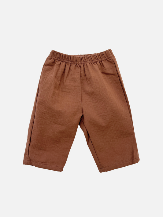 Image of CLOUD COTTON PANT in Chocolate