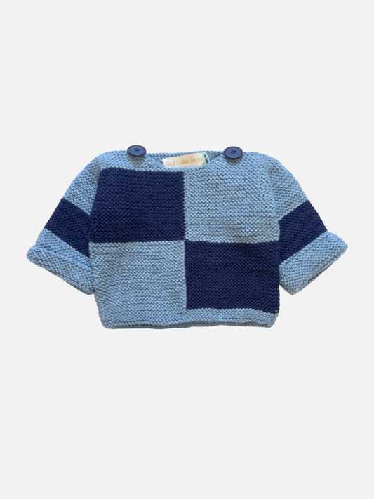 Image of HAND-KNITTED BABY SWEATER - 6-12M in #9