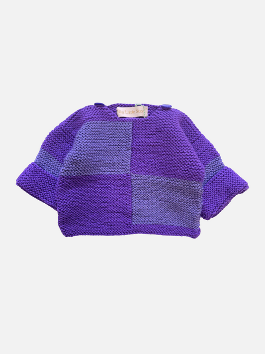 Image of HAND-KNITTED BABY SWEATER - 6-12M in #8