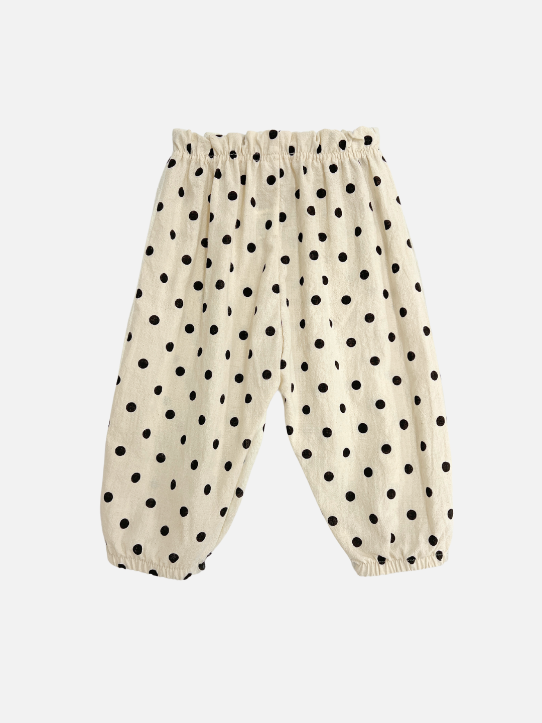 A back view of kid's Polka Dot Pull-On Pants