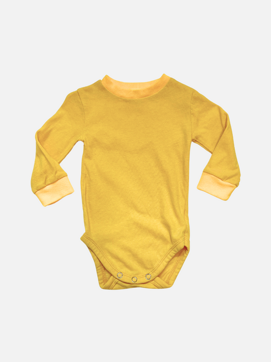 Image of PATCH ONESIE in Yellow