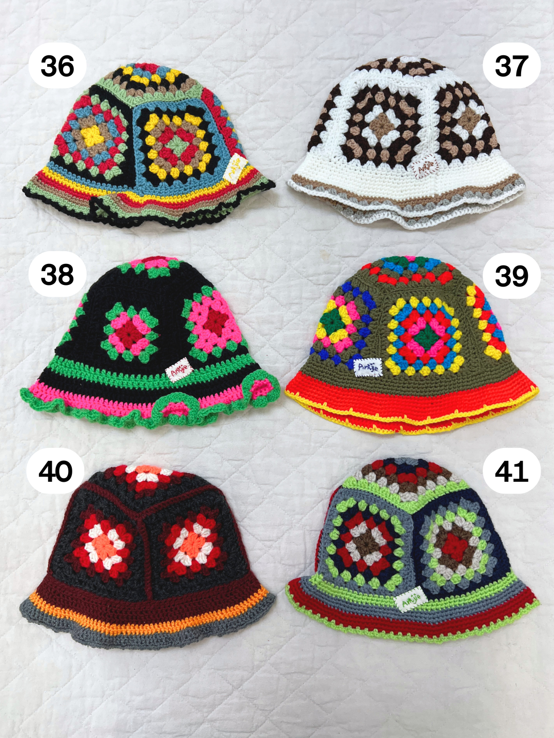 CROCHETED BUCKET HAT 5-8Y