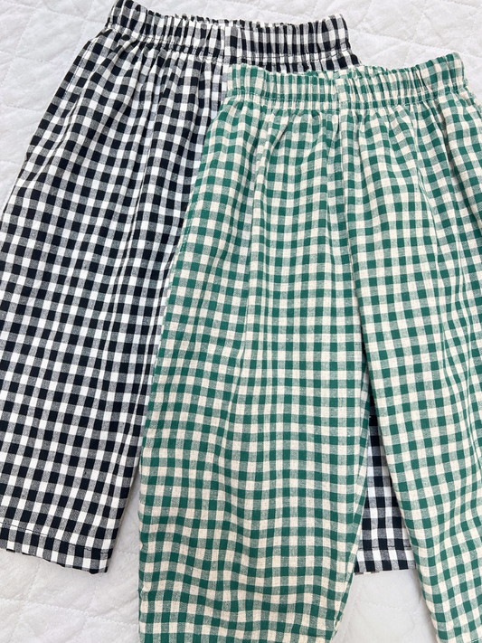 Second image of GOGO PANTS in Green + White