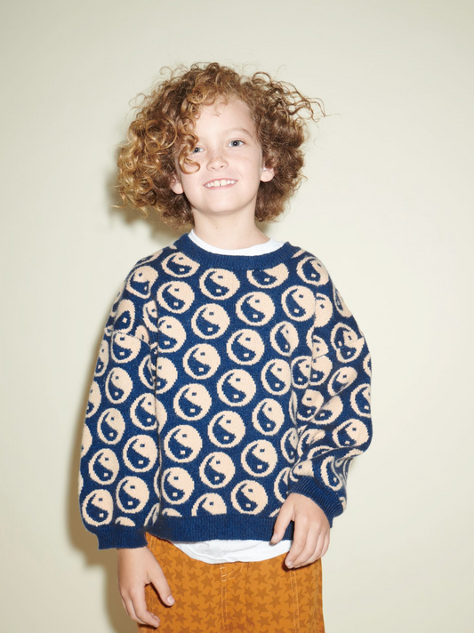 Second image of COSMOS SWEATER in Navy