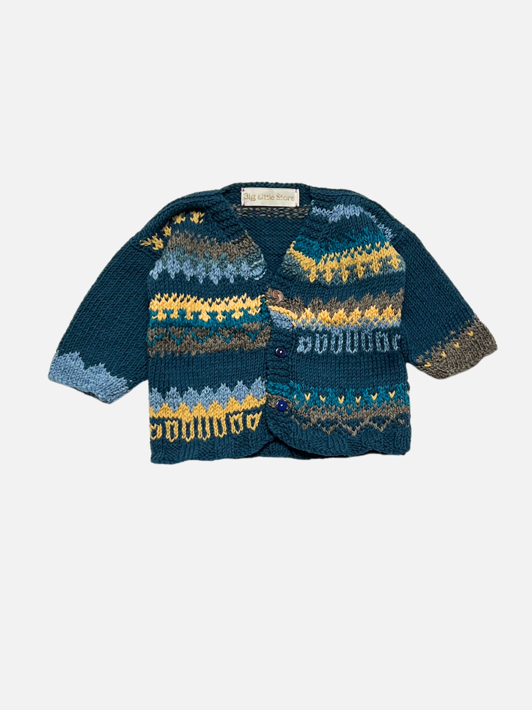T (teal) | front view