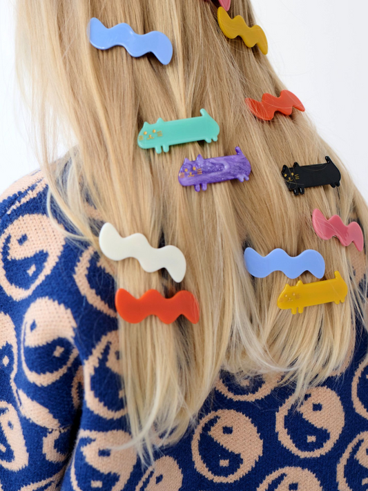Second image of SQUIGGLE BARRETTES