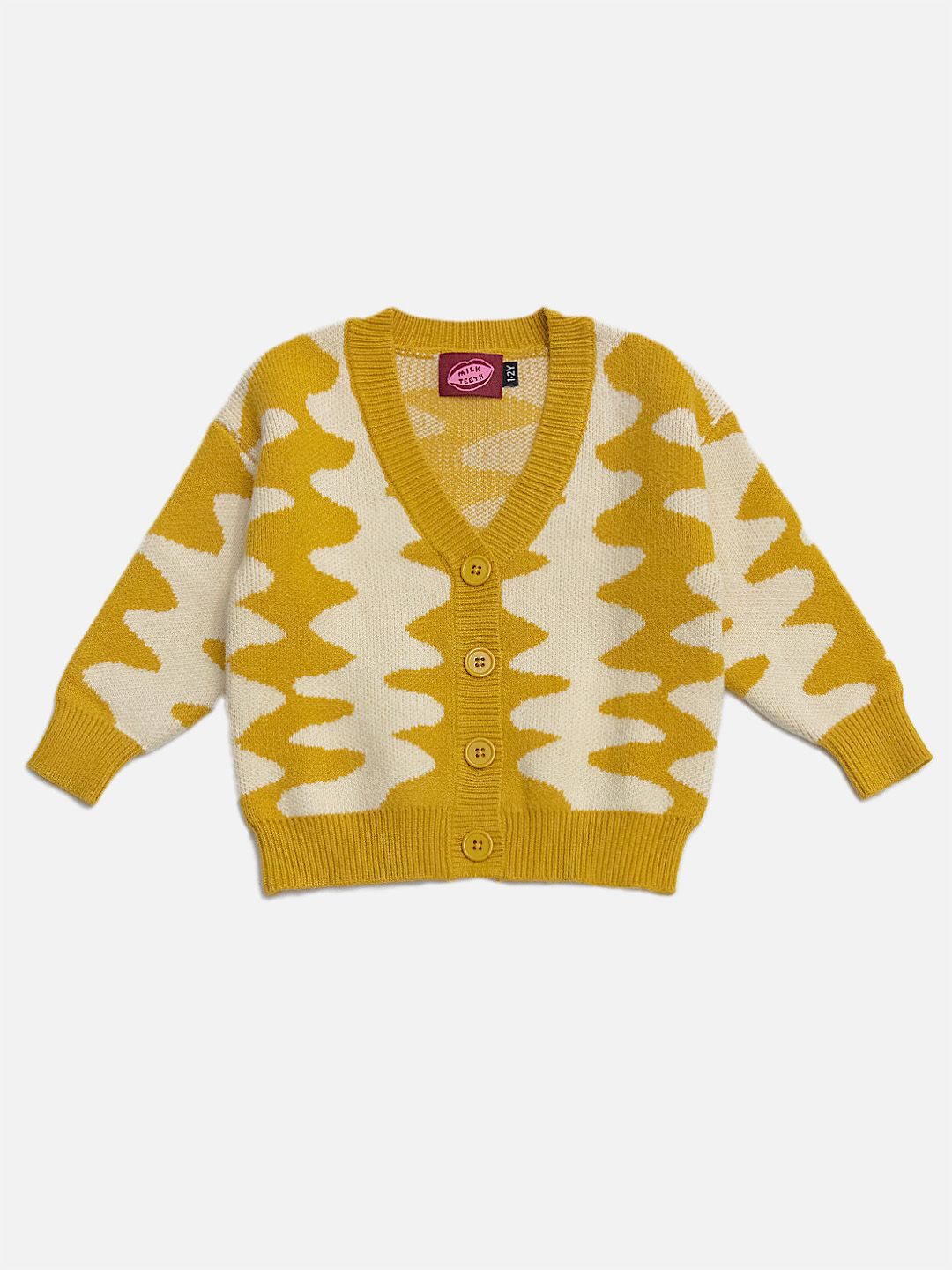 Marigold | Front view of Marigold Wavelength Cardigan